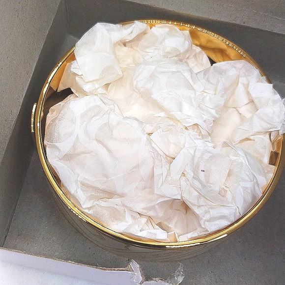 3/4" COACH Vintage Gold and White Logo Bangle Bracelet-Authentic - Picture 8 of 9